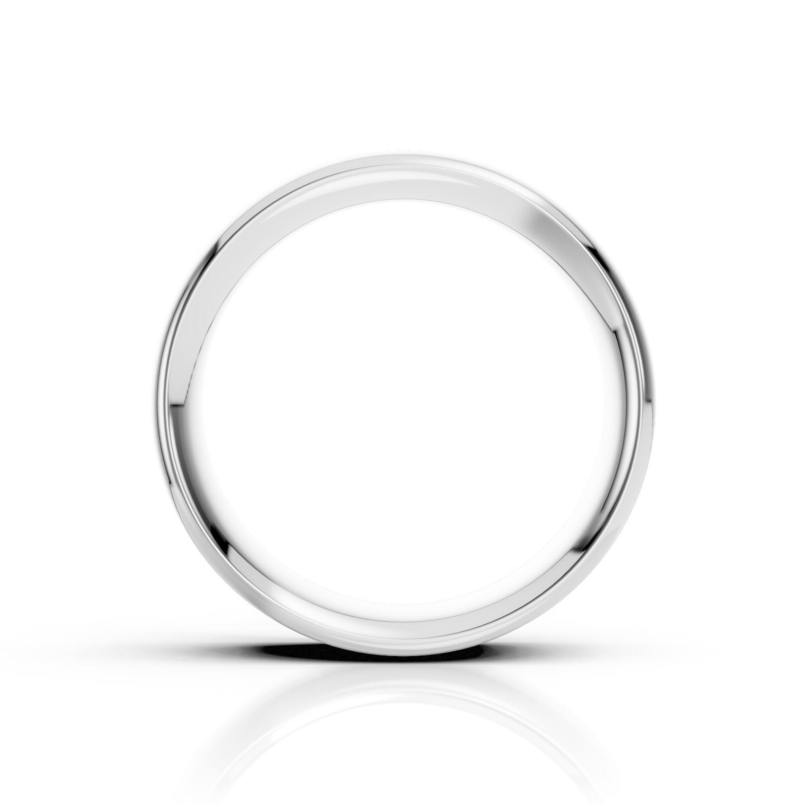 Ladies 8mm heavy traditional court comfort fit wedding ring 2.1mm depth in gold platinum palladium silver titanium and black zirconium