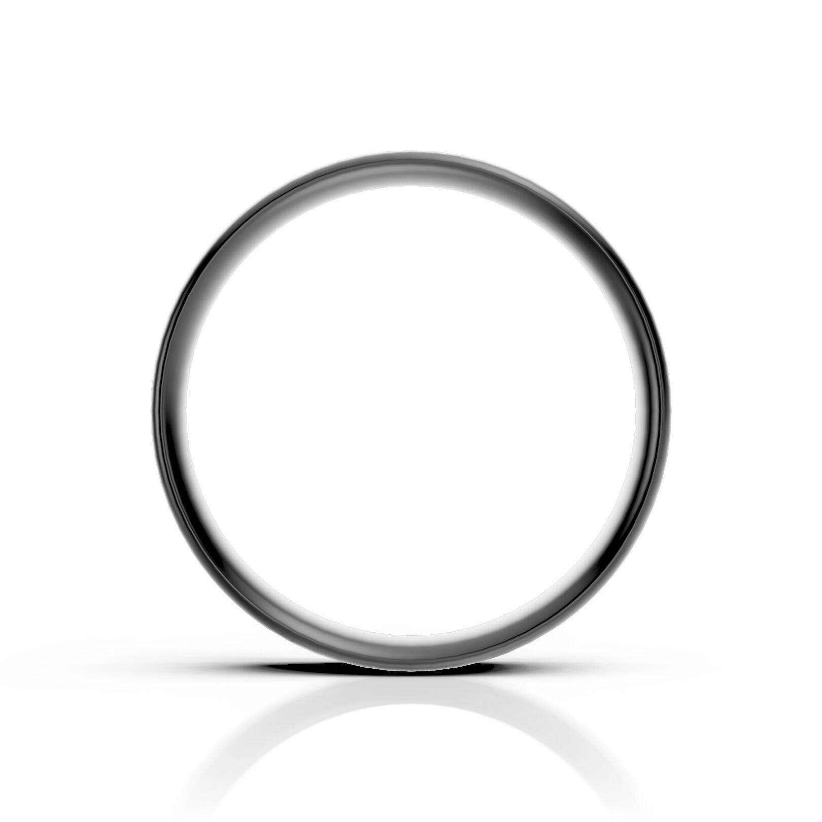 Ladies 5mm light traditional court comfort fit wedding ring 1.3mm depth in gold platinum palladium silver titanium and black zirconium