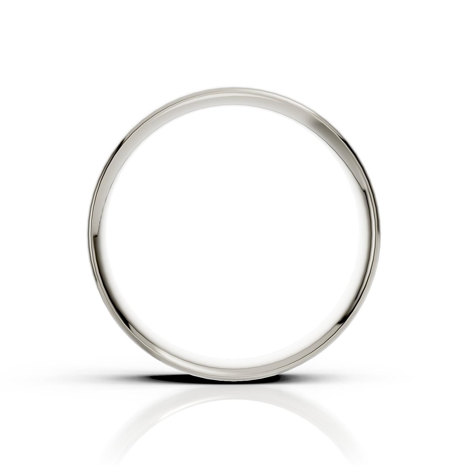 Ladies 6mm light traditional court comfort fit wedding ring 1.3mm depth in gold platinum palladium silver titanium and black zirconium