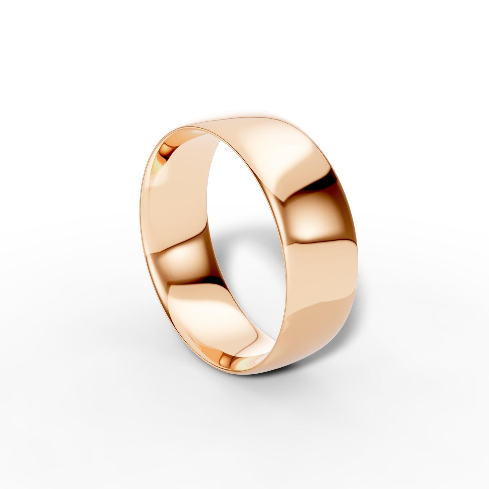 Ladies 7mm light traditional court comfort fit wedding ring 1.3mm depth in gold platinum palladium silver titanium and black zirconium