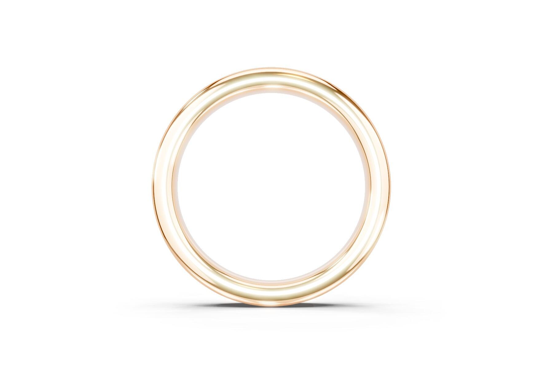 3.7mm channel set diamond wedding ring with 0.75ct round diamonds, 50% set for added sparkle. Available in gold, platinum and palladium. Natural G/VS or lab D/VVS1 diamonds. Free home consultations.