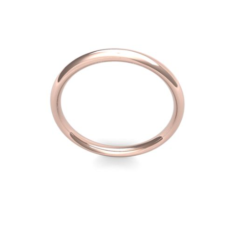 Ladies 2.5mm Medium weight traditional court shaped wedding band. Available in 9 & 18K Yellow, White and Rose Gold and Platinum via goldanddiamonds.co.uk