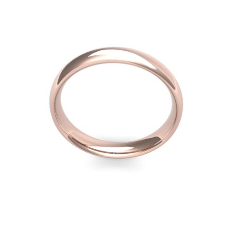 Men's 4mm medium weight (1.7mm) traditional court shaped wedding rings by goldanddiamonds.co.uk
