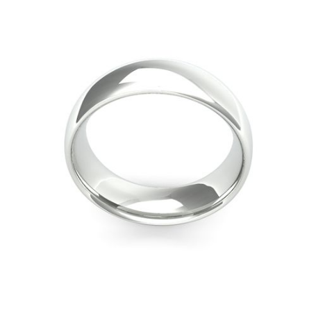 Men's 7mm heavy weight traditional court shaped wedding band by goldanddiamonds.co.uk