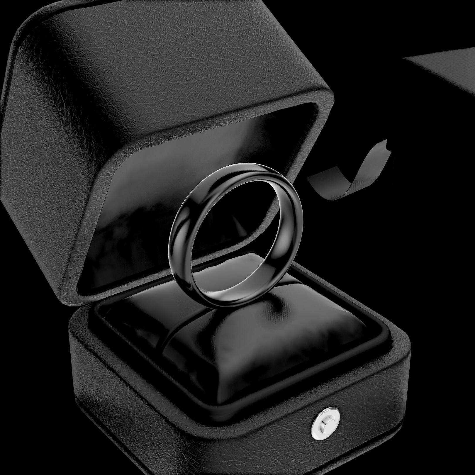Ladies 5mm heavy weight traditional court shaped wedding band 2.1mm depth in gold platinum palladium silver titanium and black zirconium