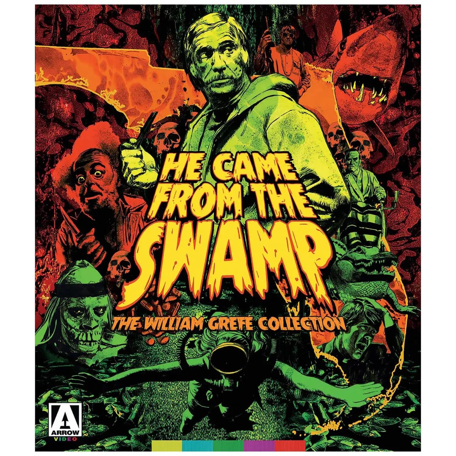 He Came From The Swamp: The William Grefe Collection - Box Set - Blu-Ray - Region B - [New] - Arrow Video - Item Image 1