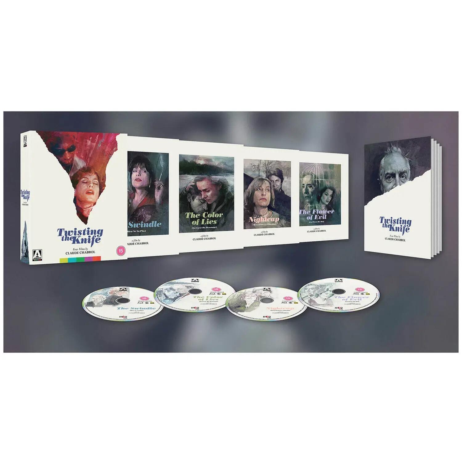 Twisting The Knife: Four Films By Claude Chabrol - Limited Edition - Box Set - Blu-Ray - Region B - [New] - Arrow Video - Item Image 1
