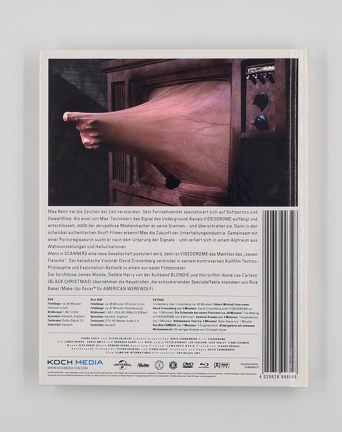 Videodrome - Mediabook - Blu-Ray + DVD - Region B/2 - [Pre-owned] - Koch Media - Item Image 2