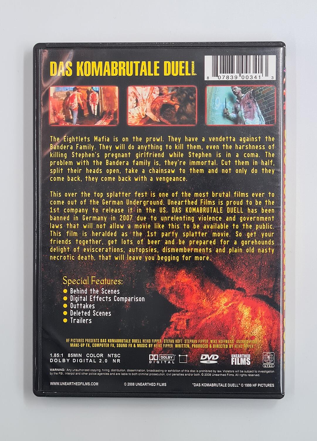 Das Komabrutale Duell - DVD - Region 1 - [Pre-owned] - Unearthed Films - Item Image 2