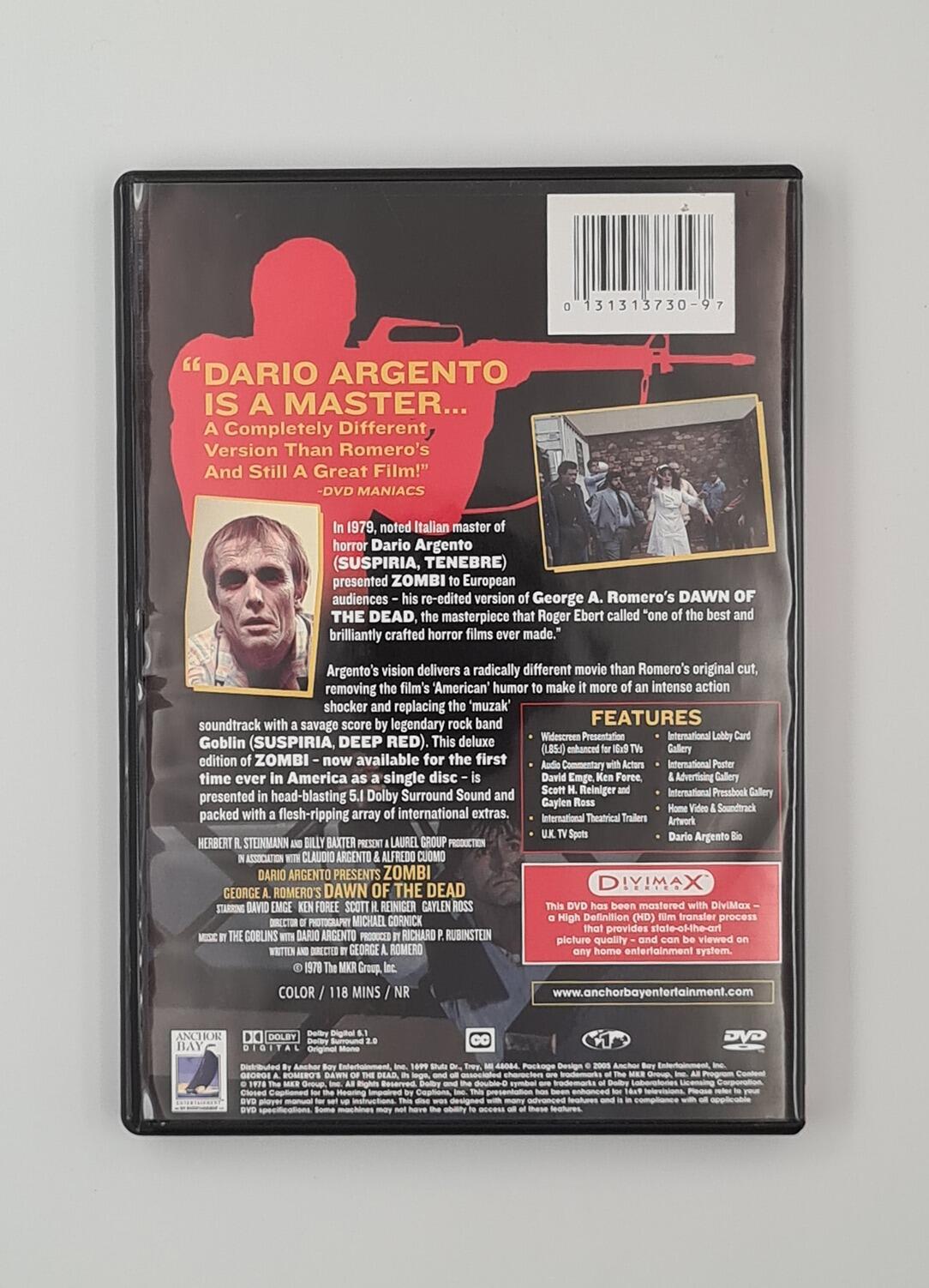 Zombie: Dawn of the Dead (Argento Cut) - DVD - Region 1 - [Pre-owned] - Anchor Bay - Item Image 2