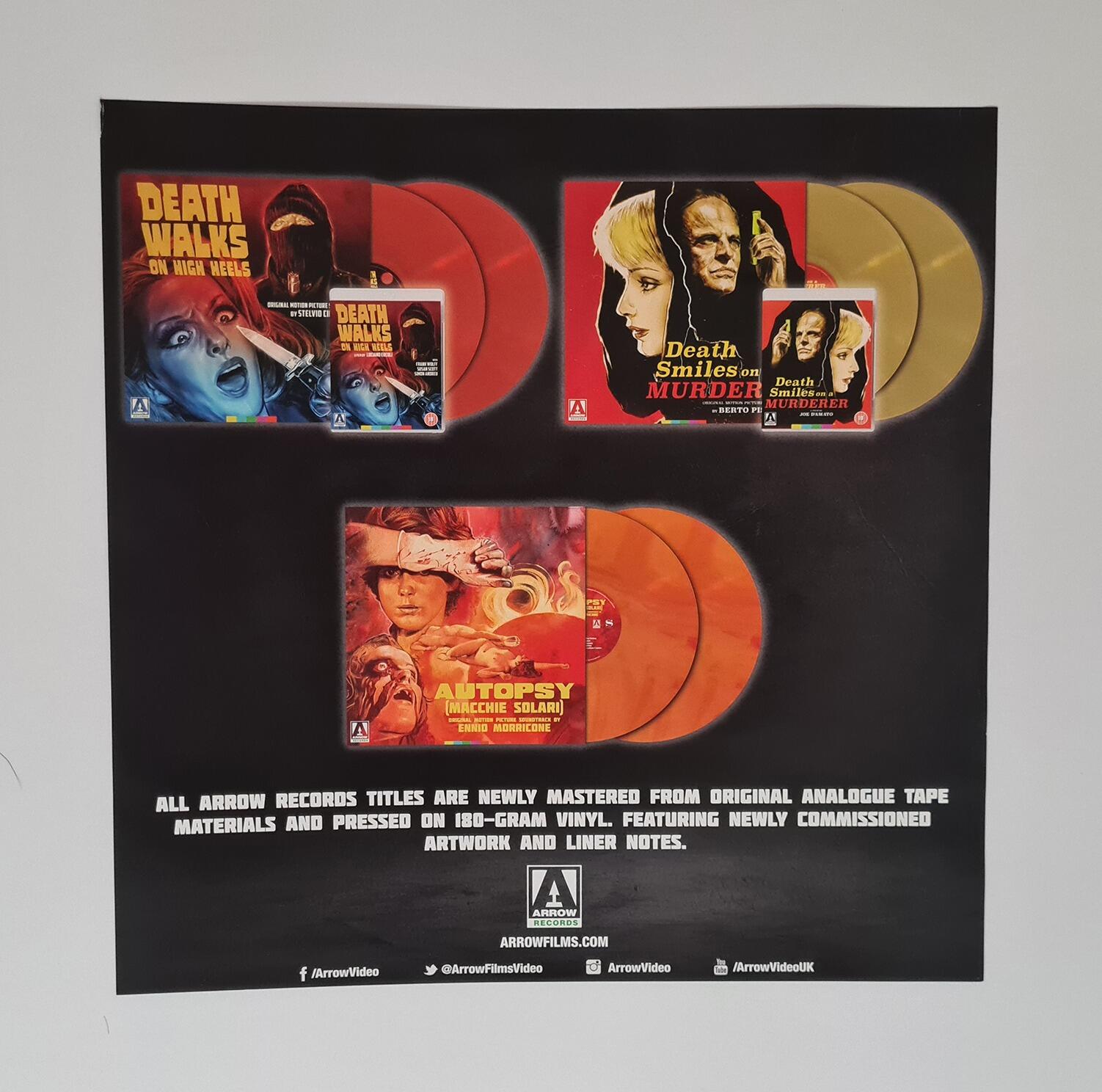 Autopsy (Macchie Solari) Original Motion Picture Soundtrack - 2x Red Marbled Vinyl - [Pre-owned] -  - Item Image 6