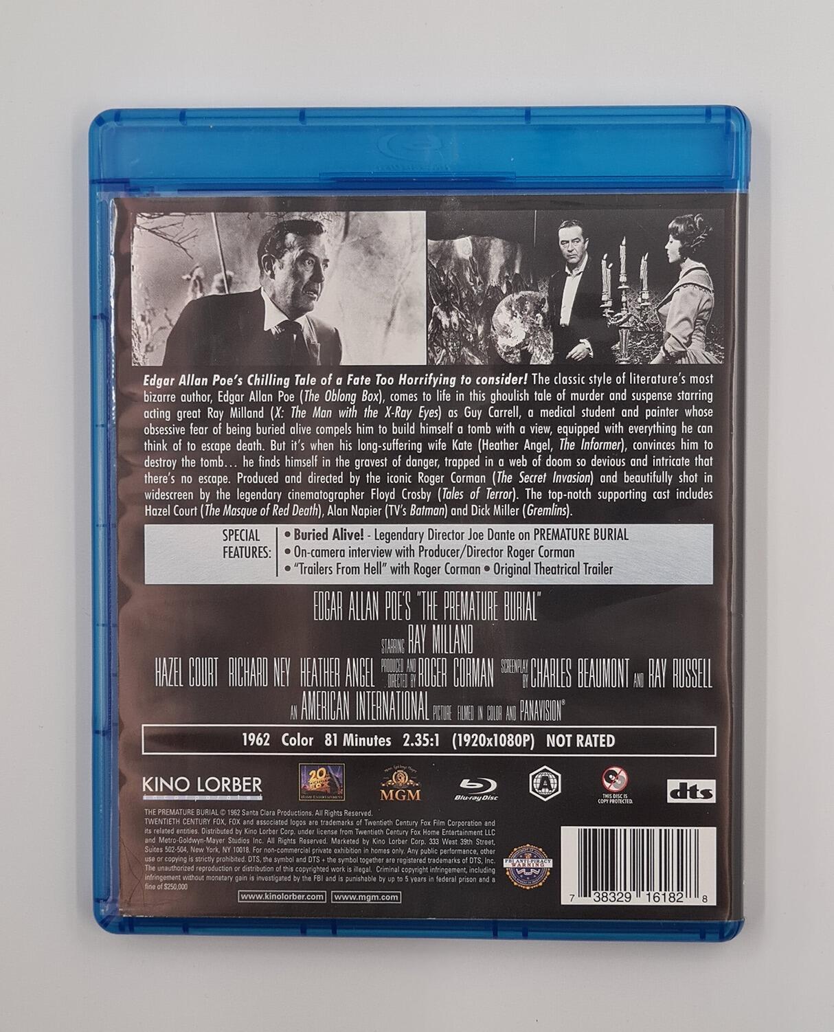 The Premature Burial - Blu-Ray - Region A - [Pre-owned] - Kino Lorber - Item Image 2