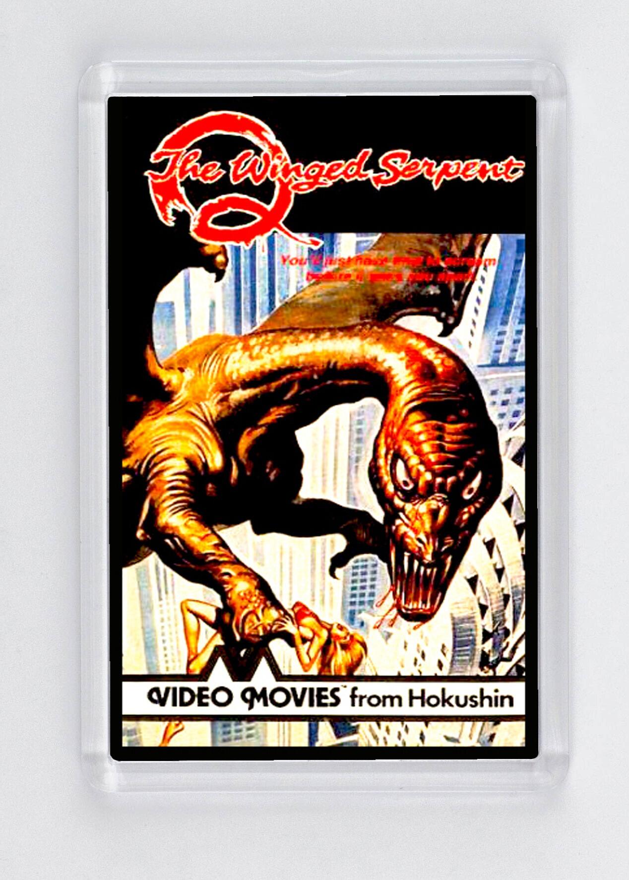 Q The Winged Serpent - Fridge Magnet - (70mm x 45mm) - [CM-FM-7045-146] -  - Item Image 1