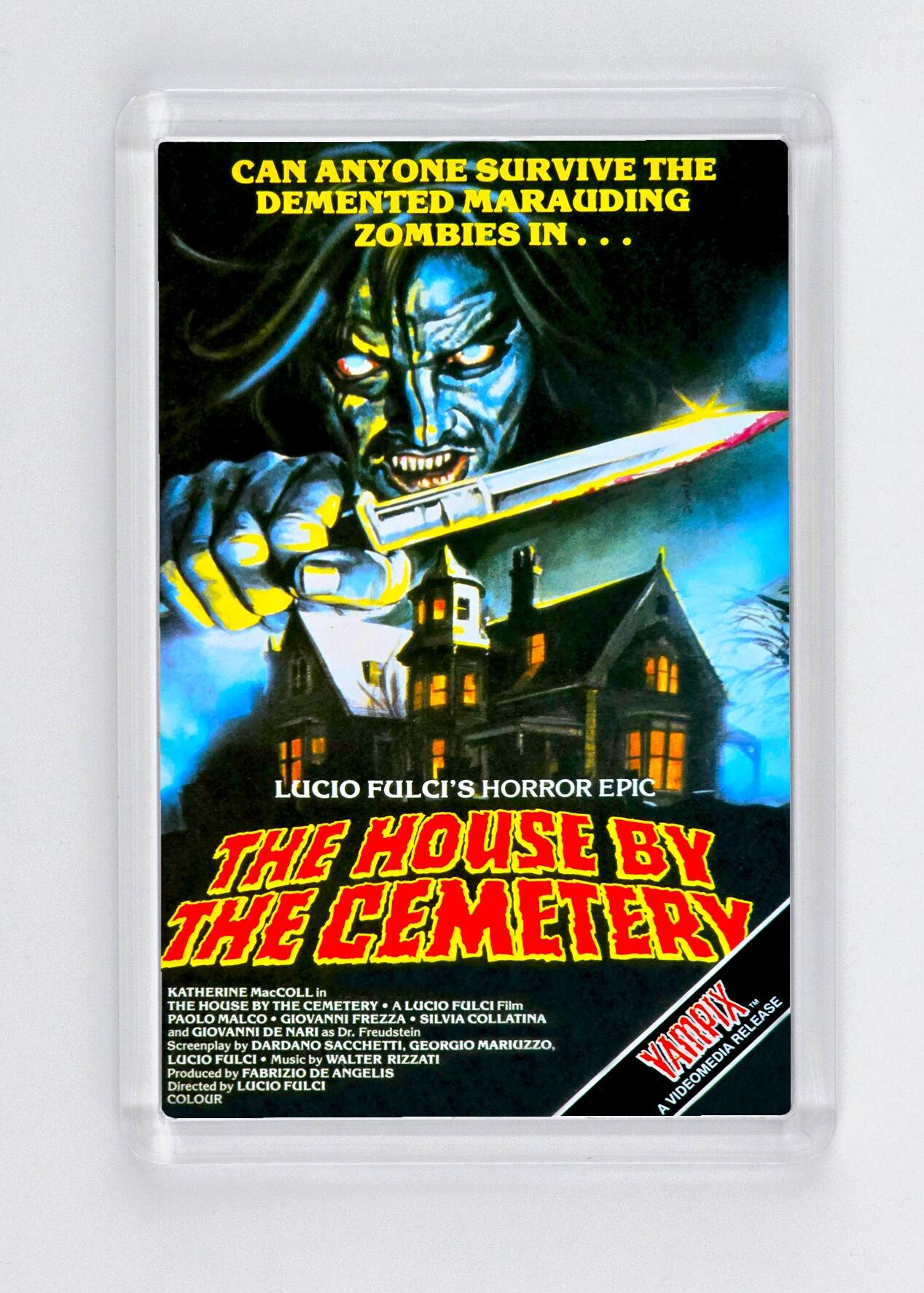 The House By The Cemetery - Fridge Magnet - (70mm x 45mm) - [CM-FM-7045-208] -  - Item Image 1