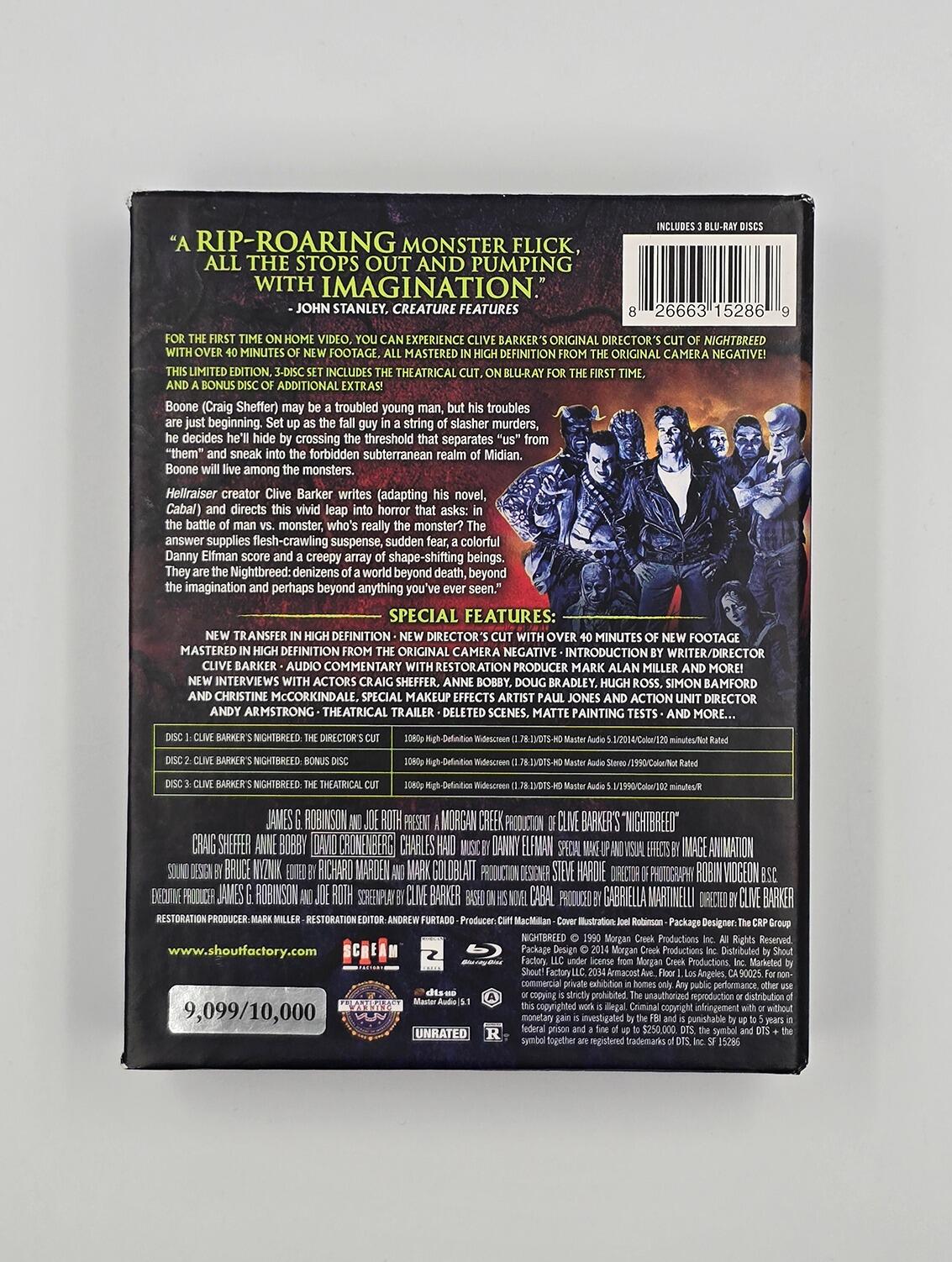 Nightbreed - Limited Edition Box Set - Blu-Ray - Region A - [Pre-Owned] - Shout! Factory - Item Image 2