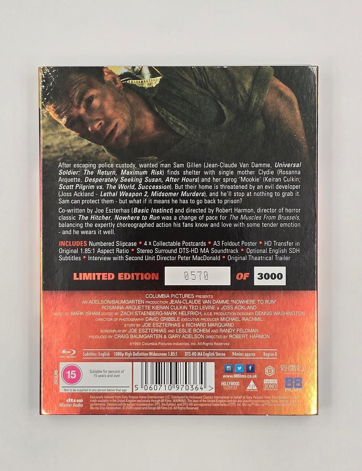 Nowhere to Run - Limited Edition - Slipcover - Blu-Ray - Region B - [Pre-owned] - 88 Films - Item Image 2