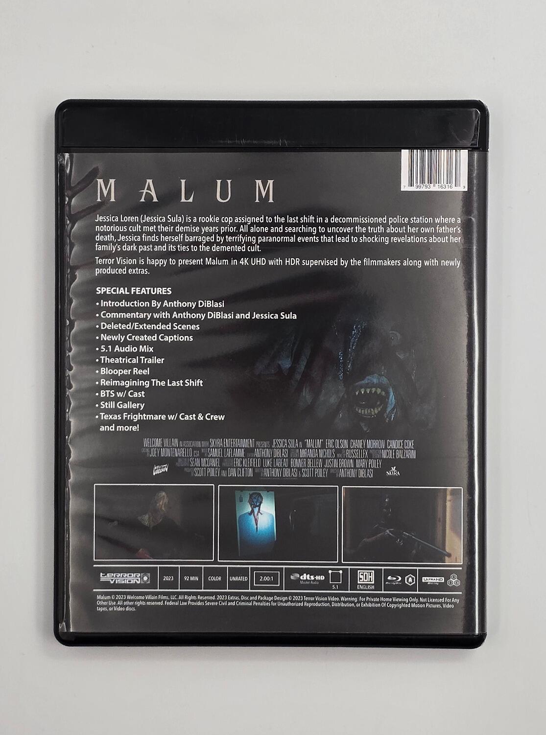 Malum - Slipcover - 4K UHD (Region Free) + Blu-Ray (Region A) - [Pre-owned] - Terror Vision - Item Image 4