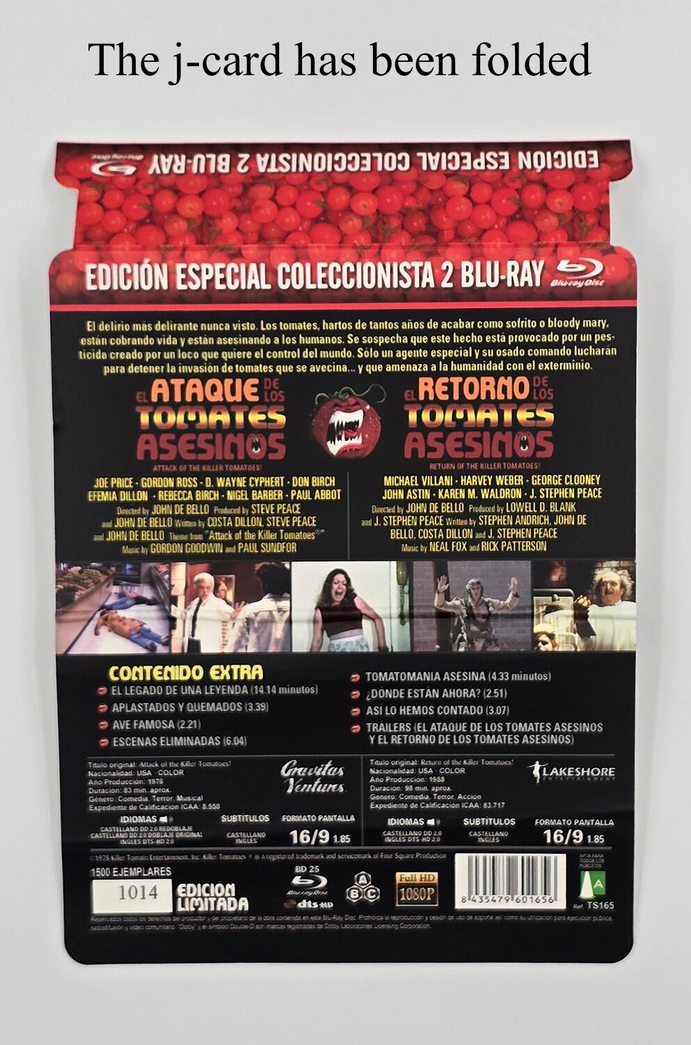 Attack of the Killer Tomatoes/Return of the Killer Tomatoes - Limited Edition - Steelbook - Blu-Ray - Region Free - [Pre-owned] -  - Item Image 4