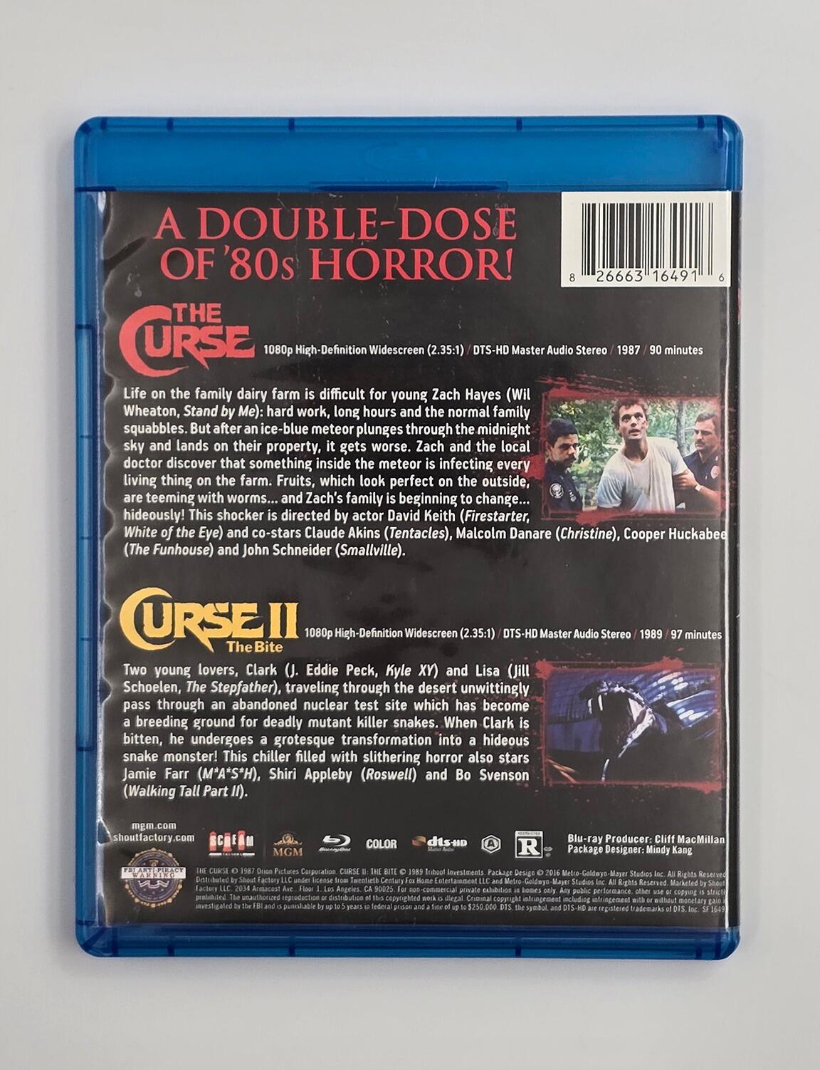 The Curse/The Curse II: The Bite - Blu-Ray - Region A - [Pre-owned]