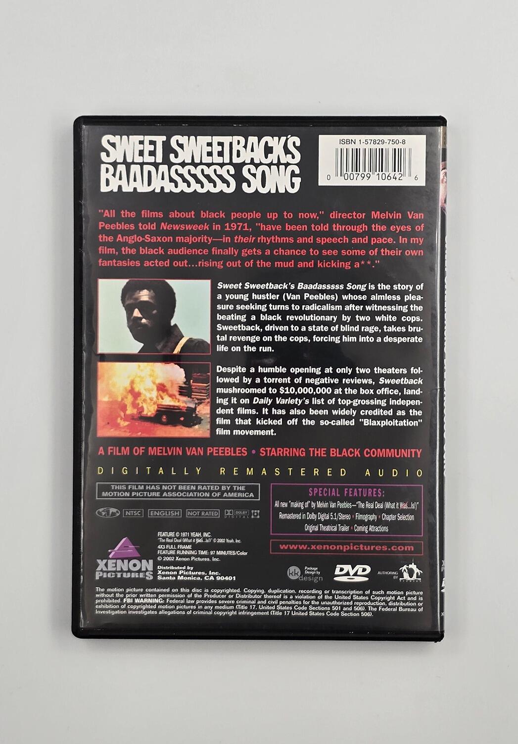 Sweet Sweetback's Baadasssss Song - DVD - Region 1 - [Pre-owned]