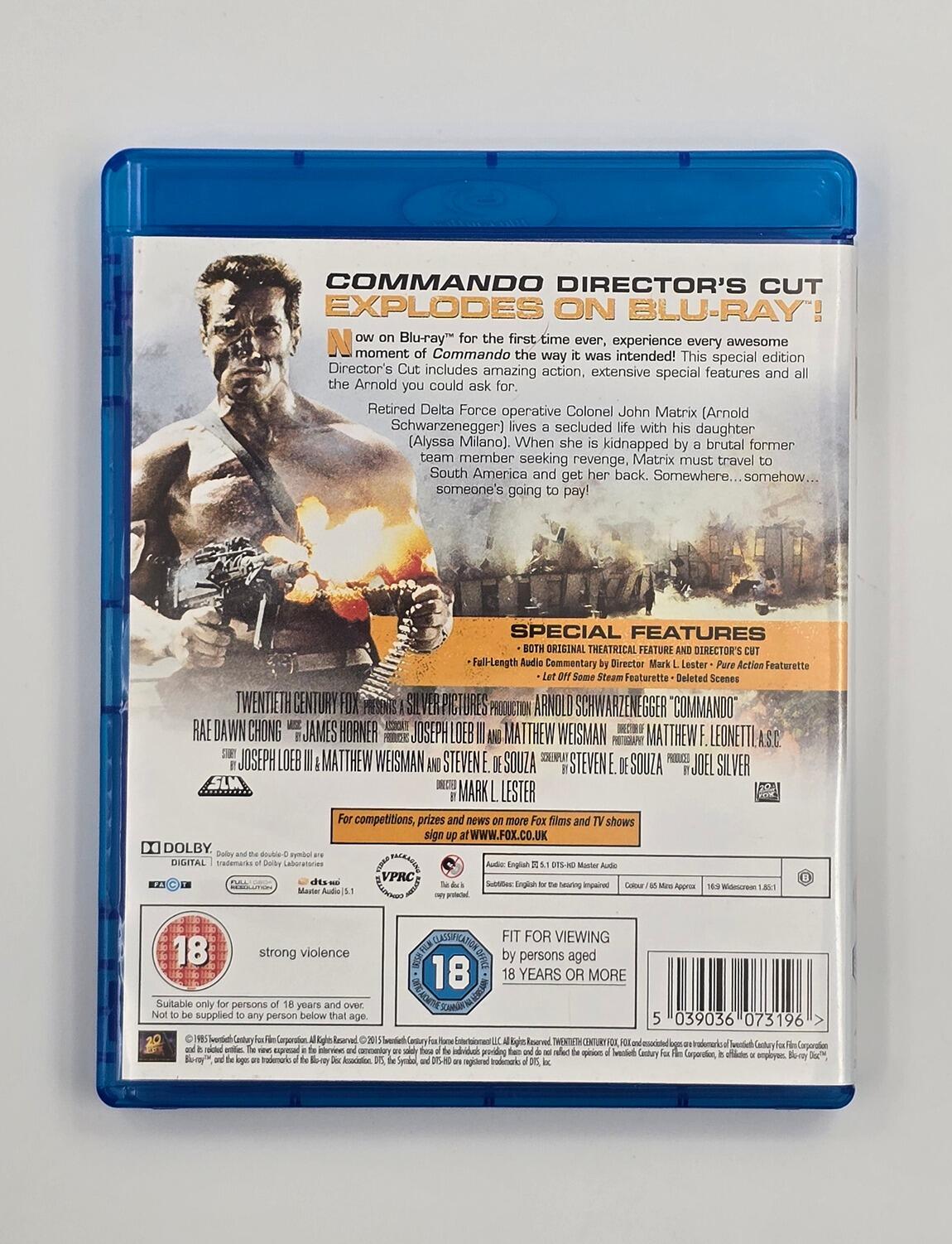 Commando (Director's Cut) - Blu-Ray - Region B - [Pre-owned] - Twentieth Century Fox - Item Image 2