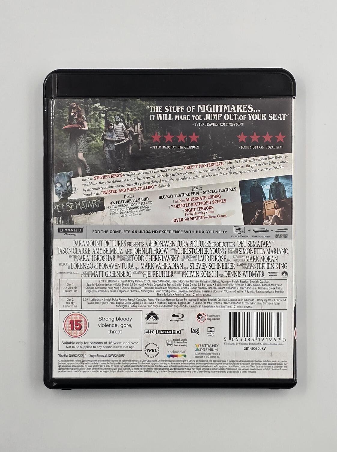 Pet Sematary (2019) - Slipcover - 4K UHD + Blu-Ray - Region Free - [Pre-owned] - Paramount - Item Image 4