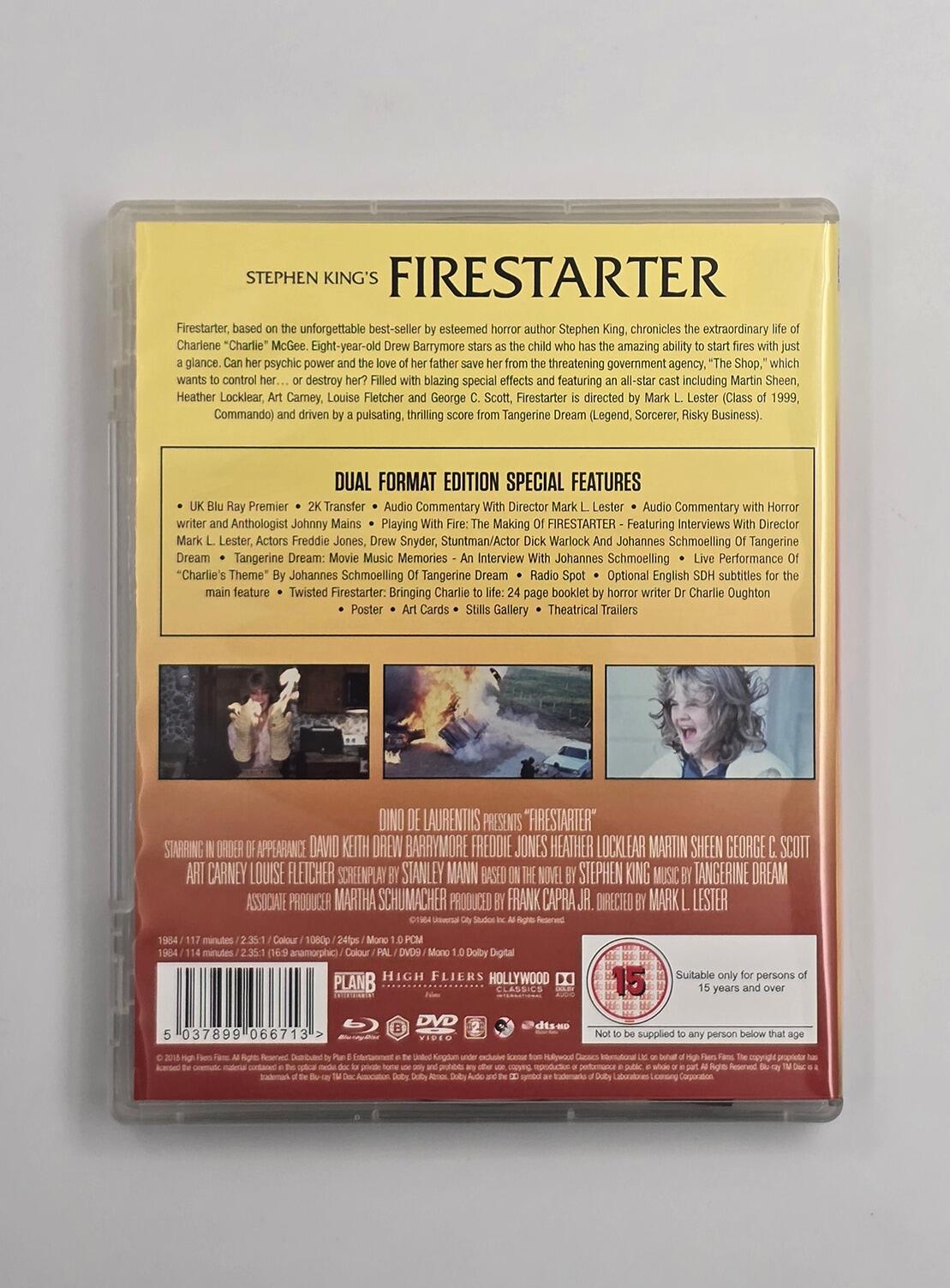 Firestarter - Special Edition -  Blu-Ray (Region B) + DVD (Region 2) - [Pre-owened] -  - Item Image 4