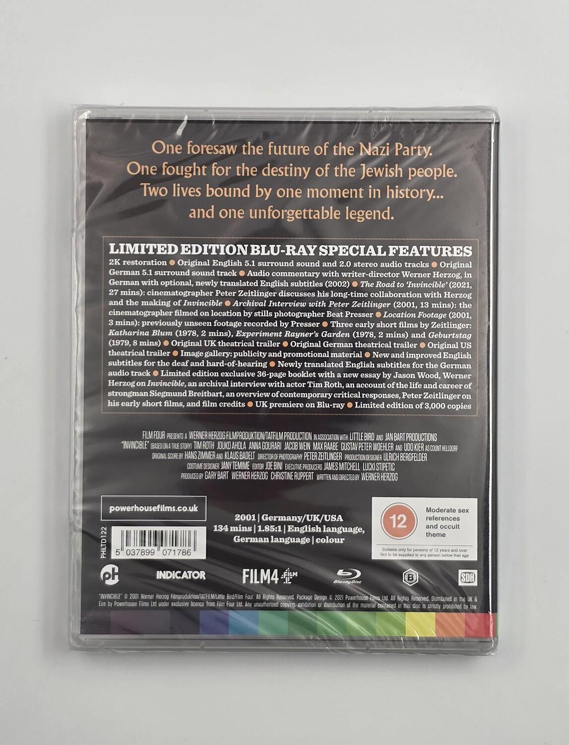 Invincible - Limited Edition - Blu-Ray - Region B - [New] - Powerhouse Films - Item Image 2