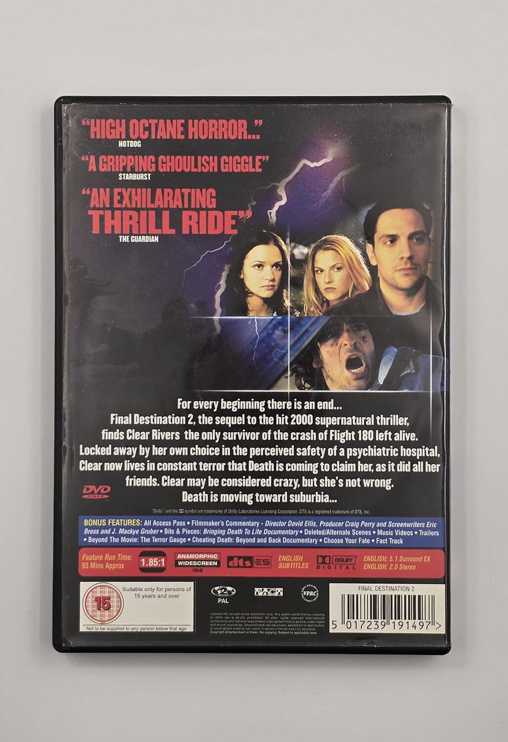 Final Destination 2 - DVD - Region 2 - [Pre-owned]