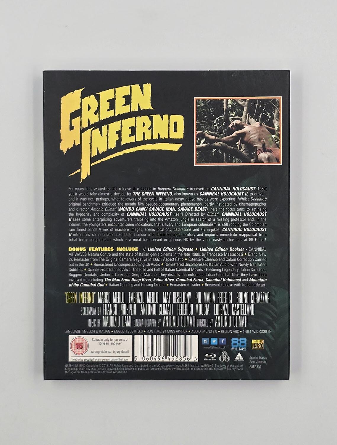 Green Inferno (AKA Natura Contro) - Slipcover - Blu-Ray - Region Free - [Pre-owned] - 88 Films - Item Image 2