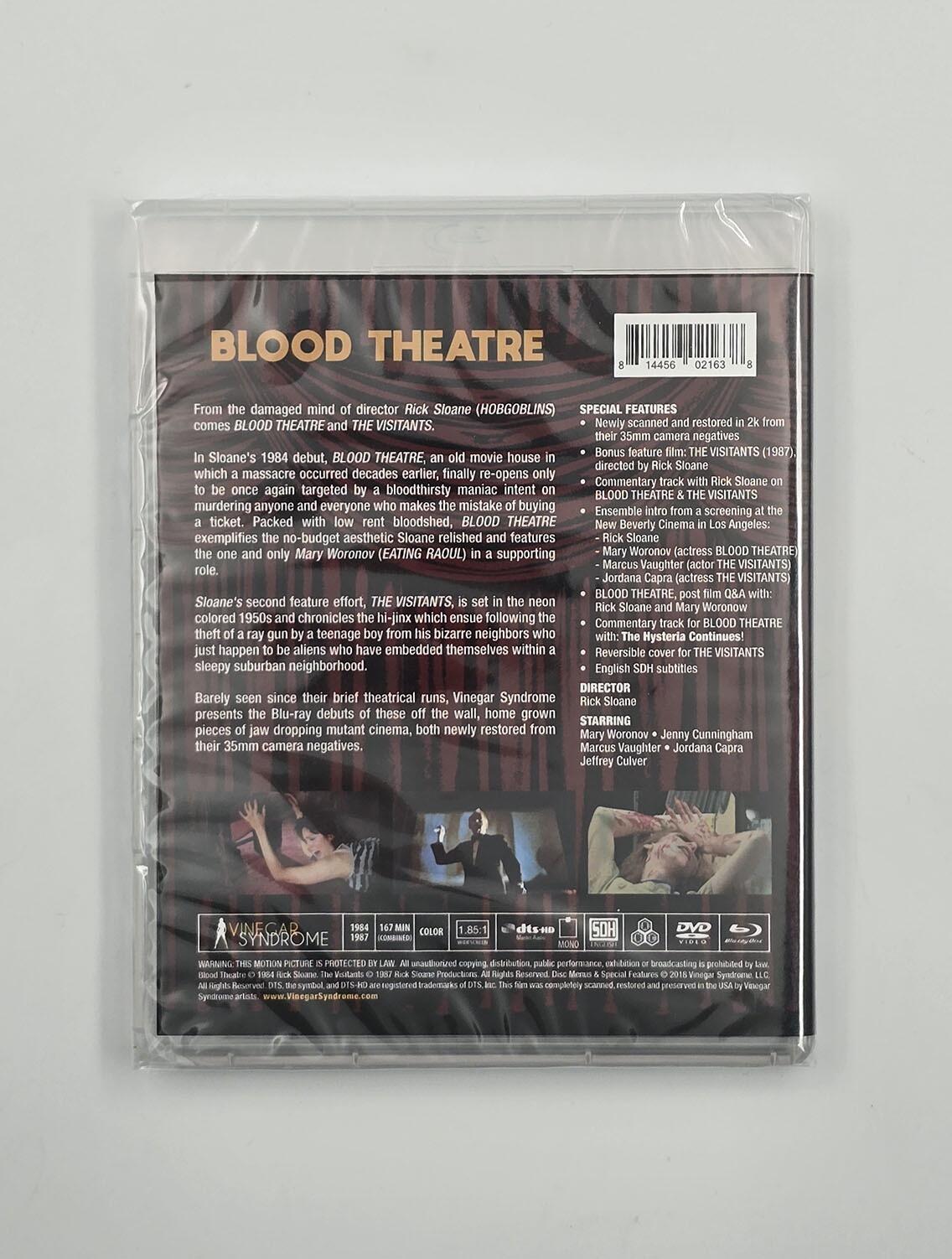 Blood Theatre / The Visitants - Slipcover - Blu-Ray + DVD - Region Free - [New] - Vinegar Syndrome - Item Image 4