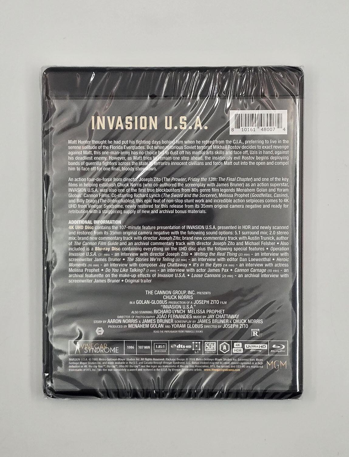 Invasion U.S.A. - Slipcover - 4K UHD (Region Free) + Blu-Ray (Region A) - [New] - Vinegar Syndrome - Item Image 4