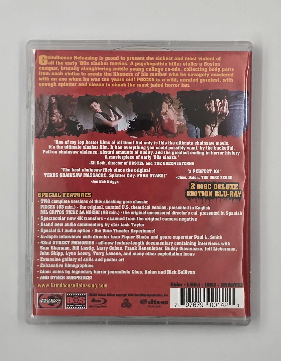 Pieces - 3 Disc Deluxe Edition - Slipcover - Blu-Ray - Region Free - [Pre-owned] - Grindhouse Releasing - Item Image 4