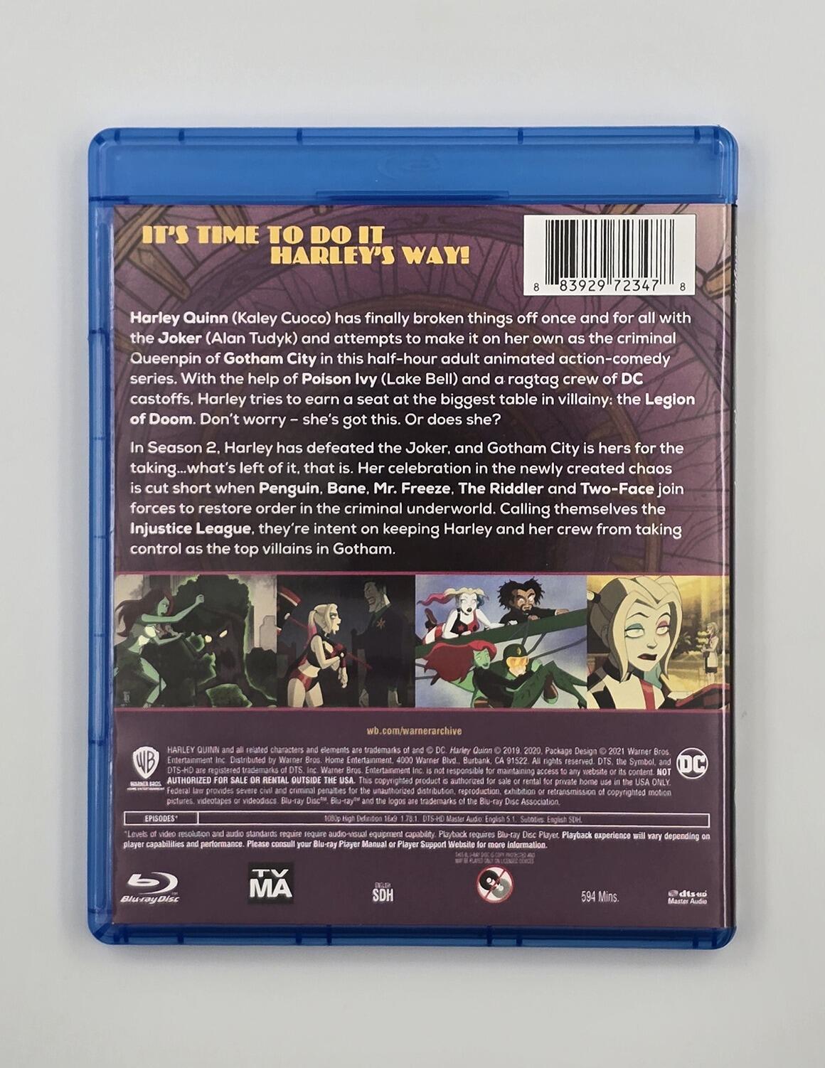 Harley Quinn: The Complete First and Second Seasons - Blu-Ray - Region Free - [Pre-owned] - Warner - Item Image 2