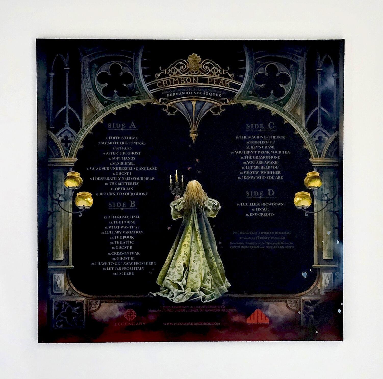 Crimson Peak (Original Motion Picture Soundtrack by Fernando Velazquez - 2x Blue, Black, And Red Swirl Vinyl (Subscriber variant) - [Pre-owned -  - Item Image 2