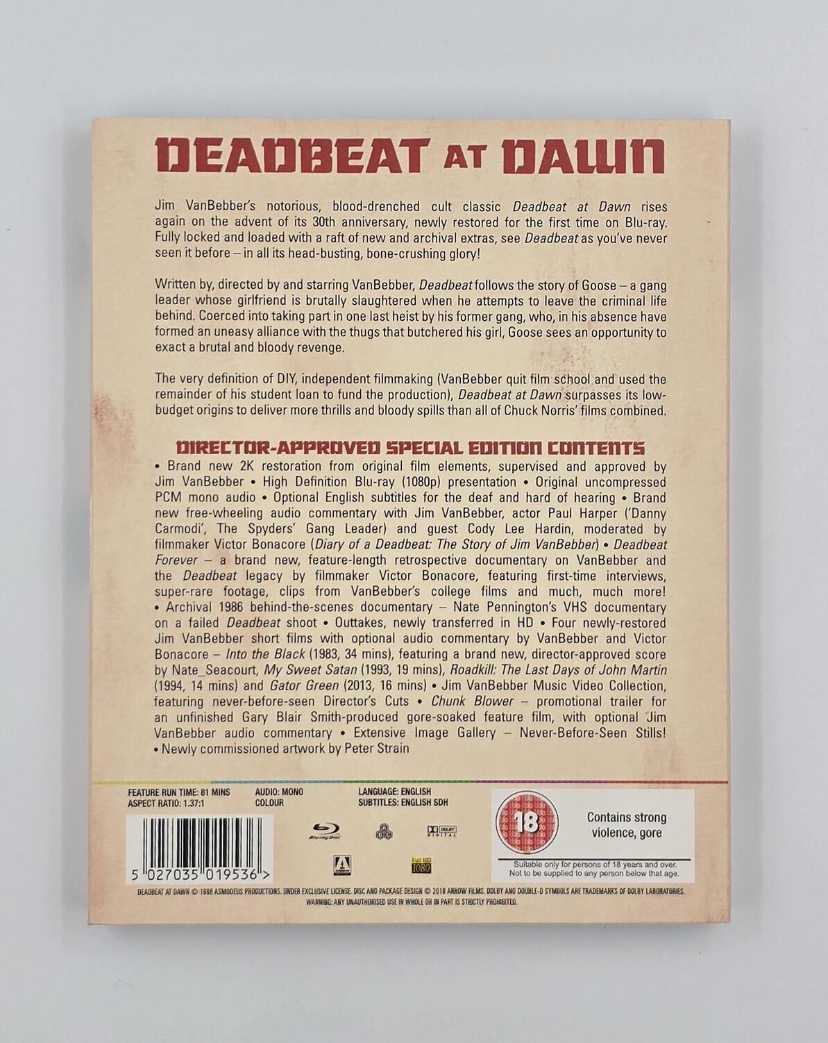Deadbeat At Dawn - Slipcover - Blu-Ray - Region Free - [Pre-owned] - Arrow Video - Item Image 2