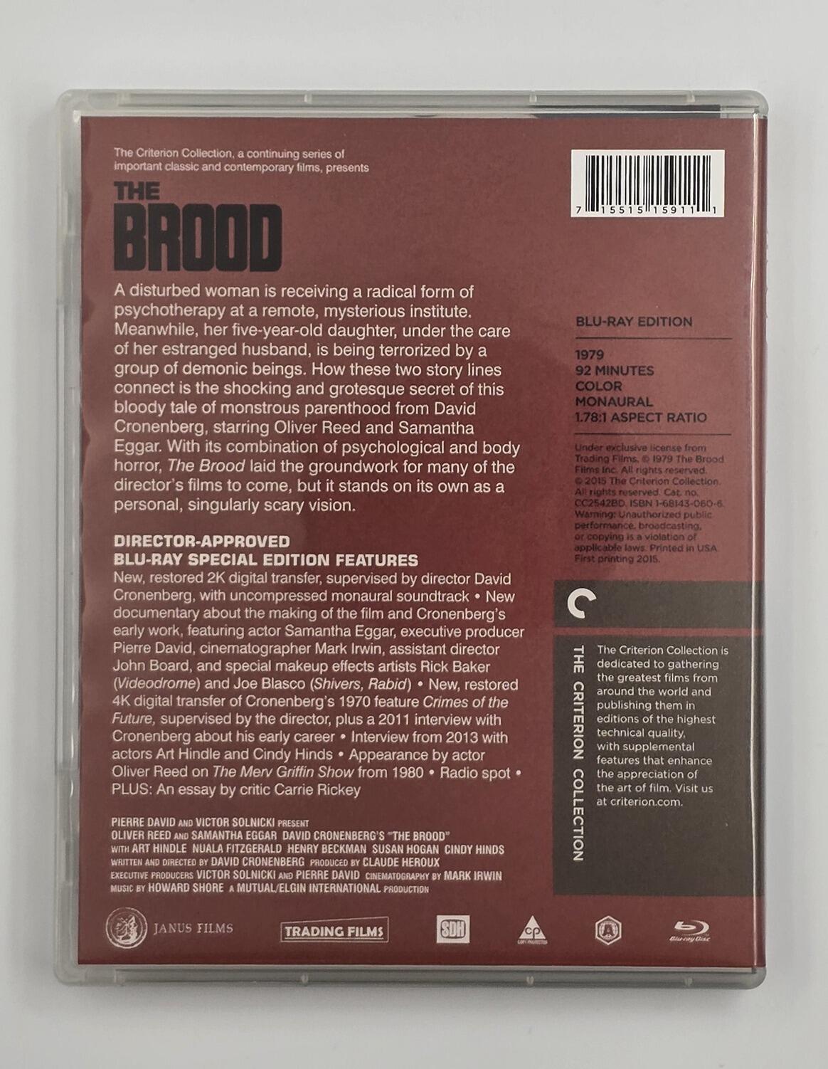 The Brood - Blu-Ray - Region A - [Pre-owned] - Criterion - Item Image 2