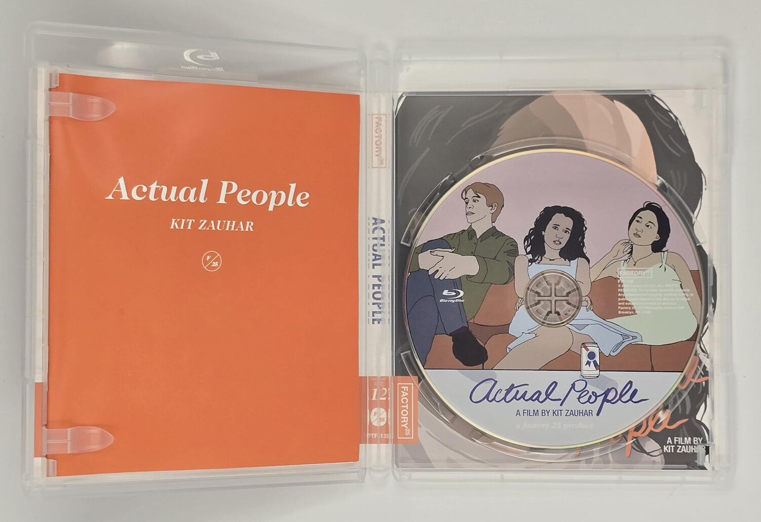 Actual People - Limited Edition - Slipcover - Blu-Ray - Region Free - [Pre-owned] - Factory 25-Vinegar Syndrome-Kit Zauhar-Inside Case