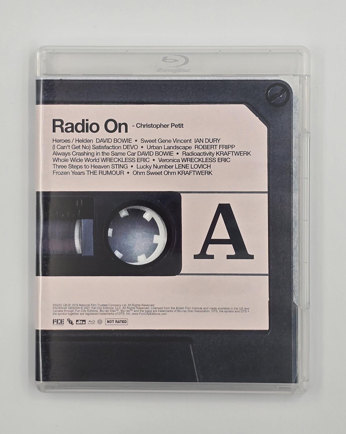 Radio On - Limited Edition - Slipcover - Blu-Ray - Region A - [Pre-owned] - Fun City Editions - Chris Petit - Case Front