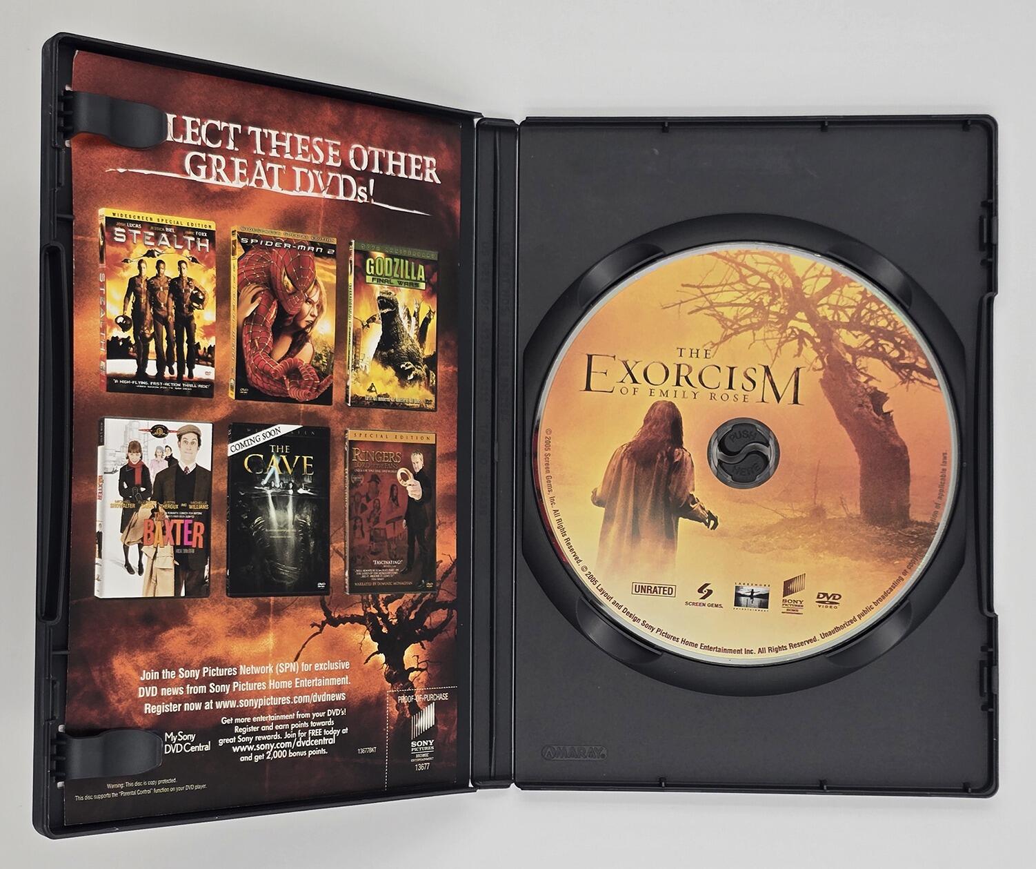 The Exorcism of Emily Rose - Unrated Version - Slipcover - DVD - Region 1 - [Pre-owned] - Sony Home Entertainment - Scott Derrickson - Case Inside
