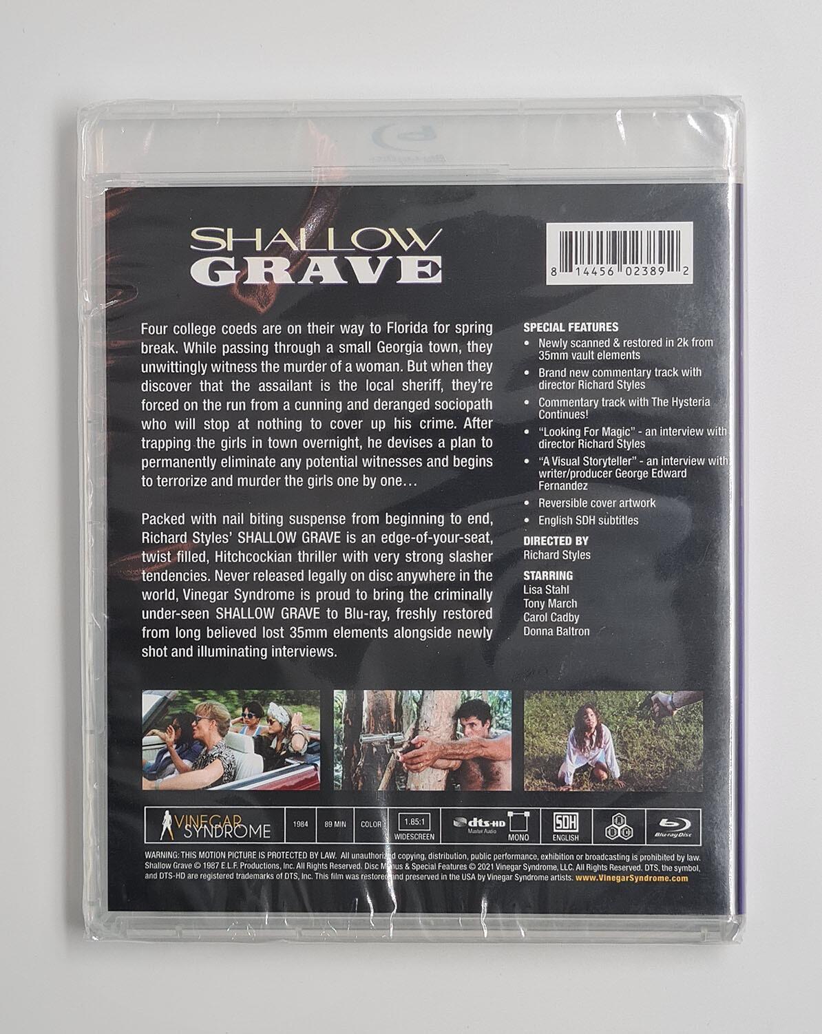 Shallow Grave - Blu-Ray - Region Free - [New] - Vinegar Syndrome - Item Image 2