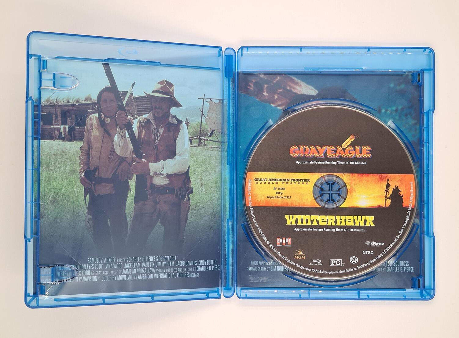 Outlet Grayeagle + winterhawk Blu-ray america ln frontier double feature