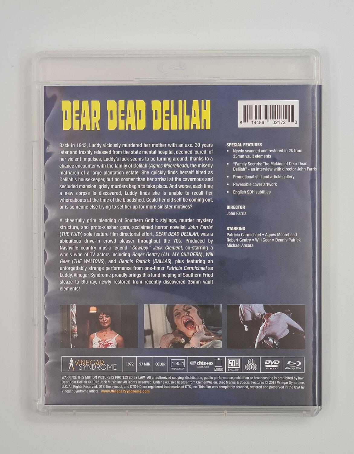 Dear Dead Delilah - Blu-Ray + DVD - Region Free - [Pre-owned] - Vinegar Syndrome - Item Image 2