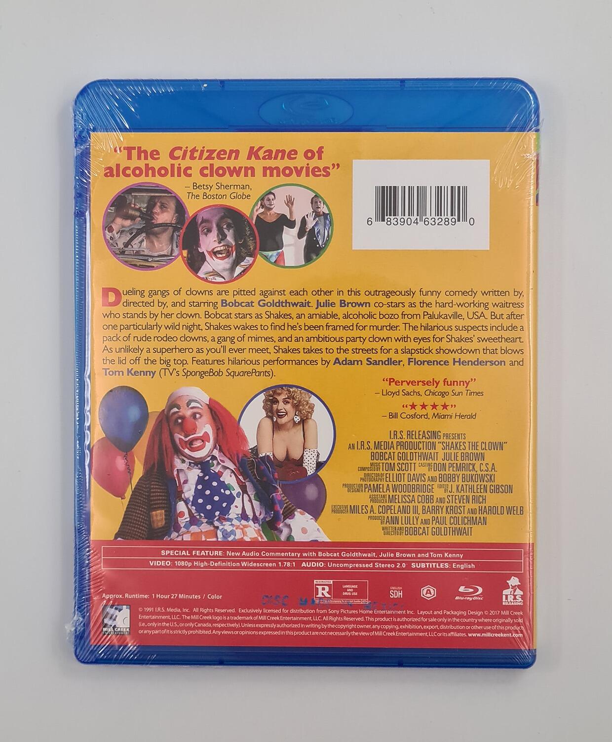 Shakes the Clown - Slipcover - Blu-Ray - Region B - [New] - Mill Creek - Item Image 4