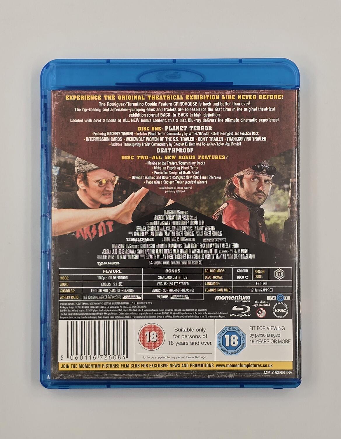 Grindhouse - Slipcover - Blu-Ray - Region B - [Pre-owned] - Momentum - Item Image 4