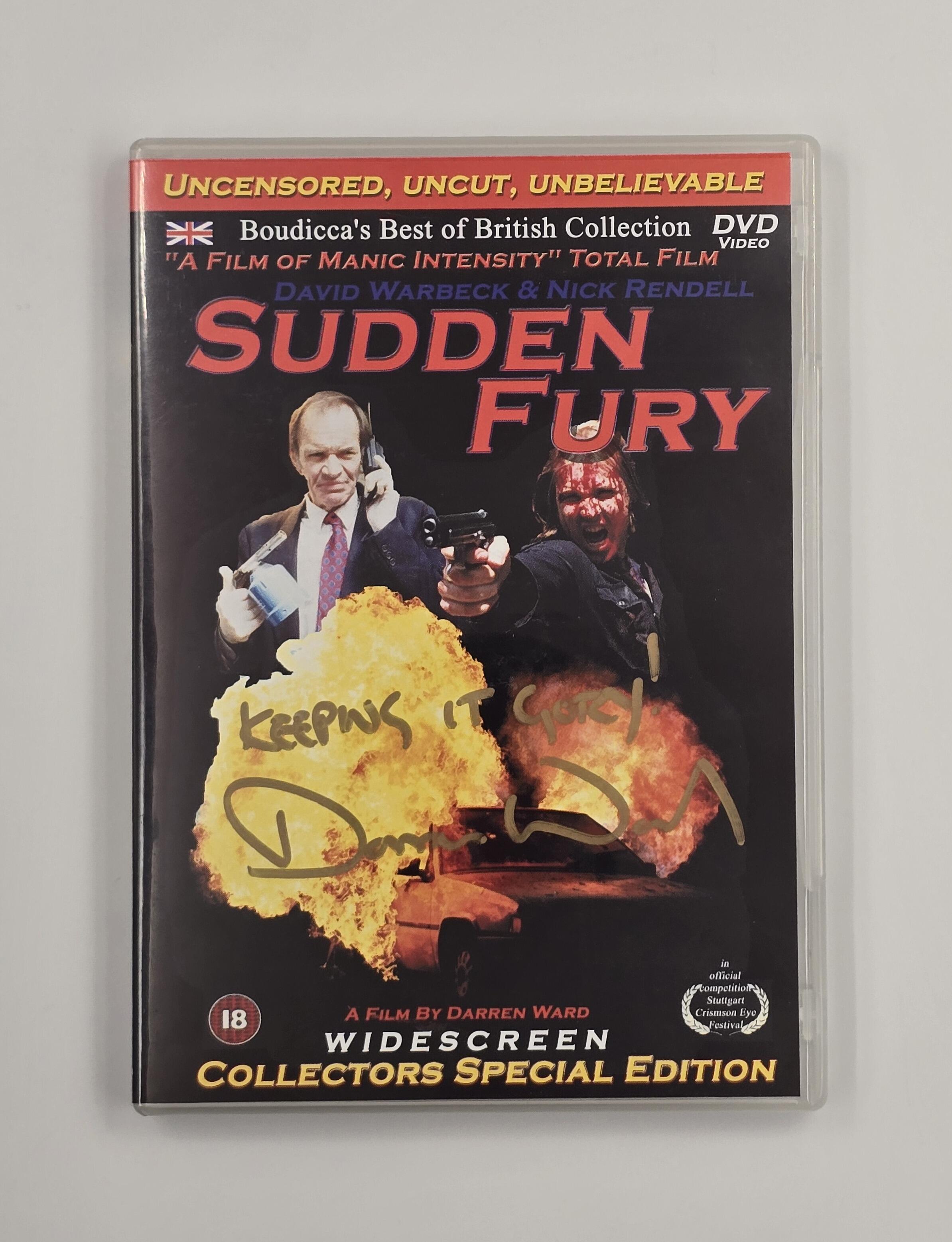 Sudden Fury - Signed by Director "Darren Ward" - DVD - Region 2 - [Pre-owned] -  - Item Image 1