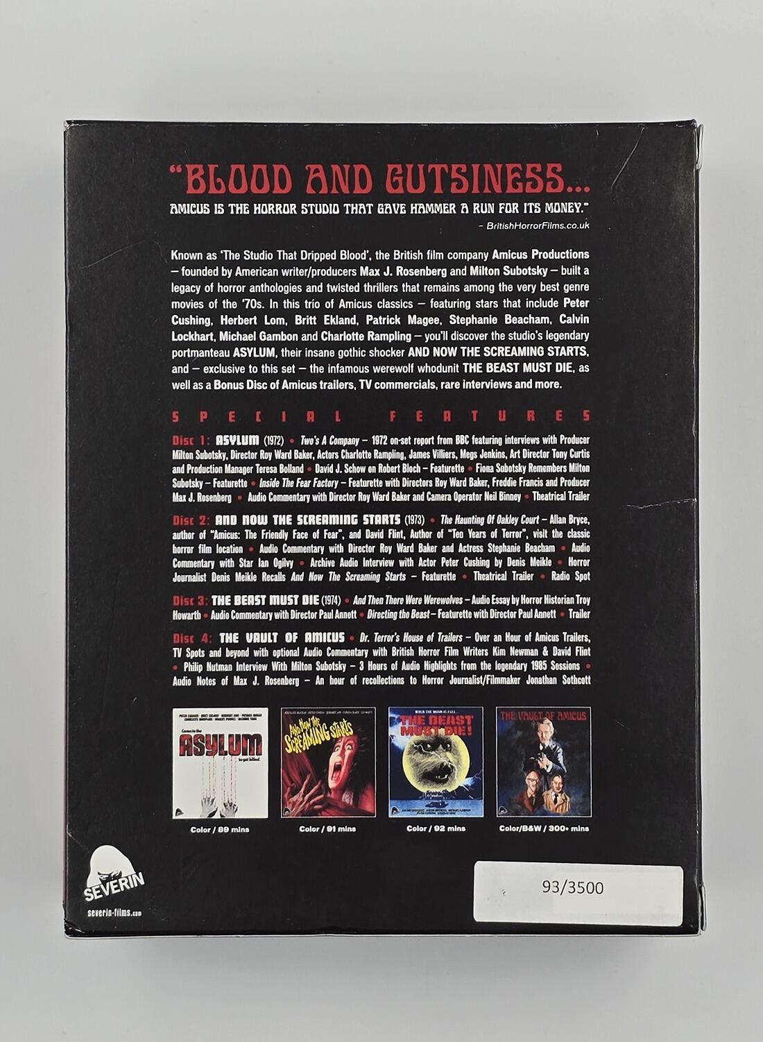海外輸入盤 Amicus Collection Blu-ray-BOX 海外輸入盤 Amicus Collection Blu-ray-BOX 海外輸入盤 Amicus