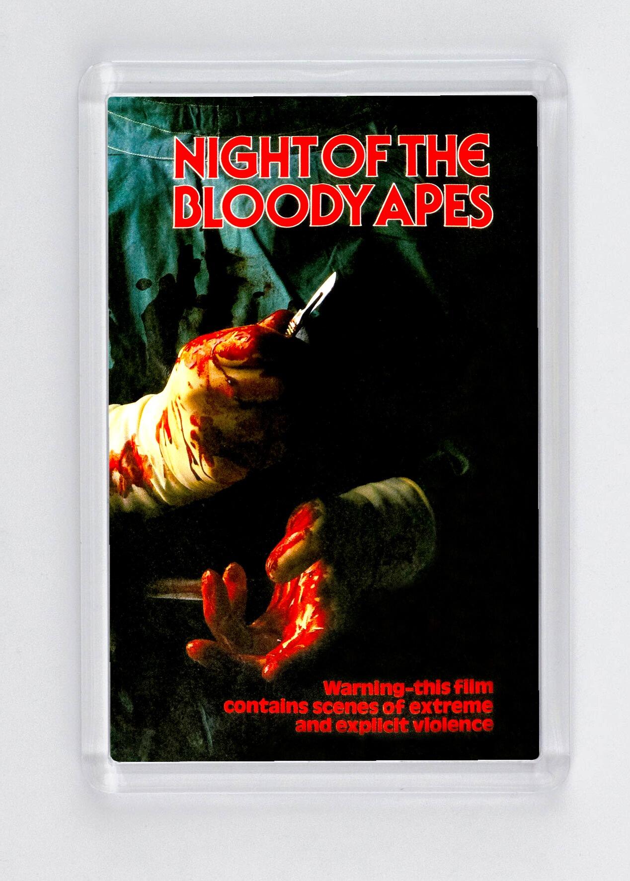 Night of the Bloody Apes - Fridge Magnet - (70mm x 45mm) - [CM-FM-7045-129] -  - Item Image 1