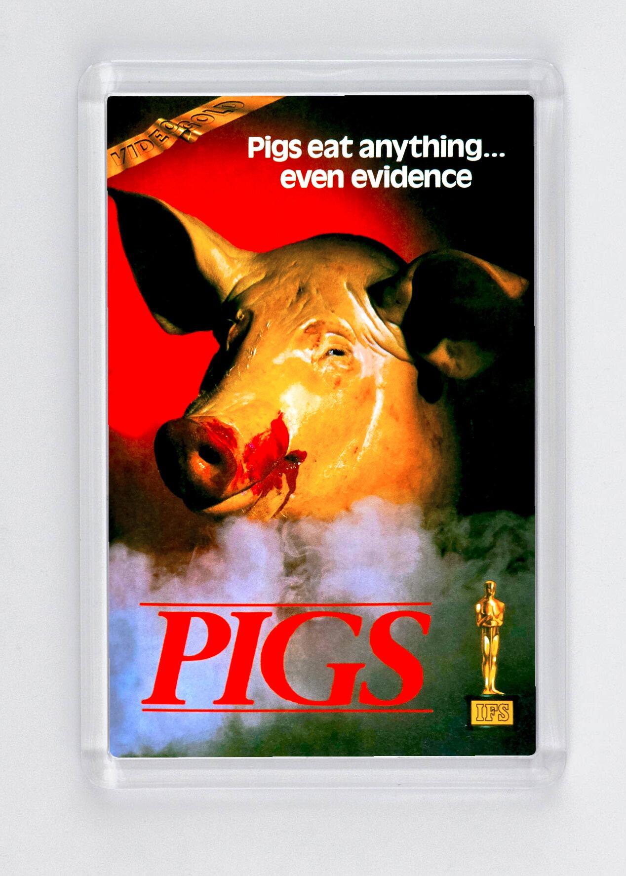 Pigs (AKA Daddy's Deadly Darling) - Fridge Magnet - (70mm x 45mm) - [CM-FM-7045-139] -  - Item Image 1