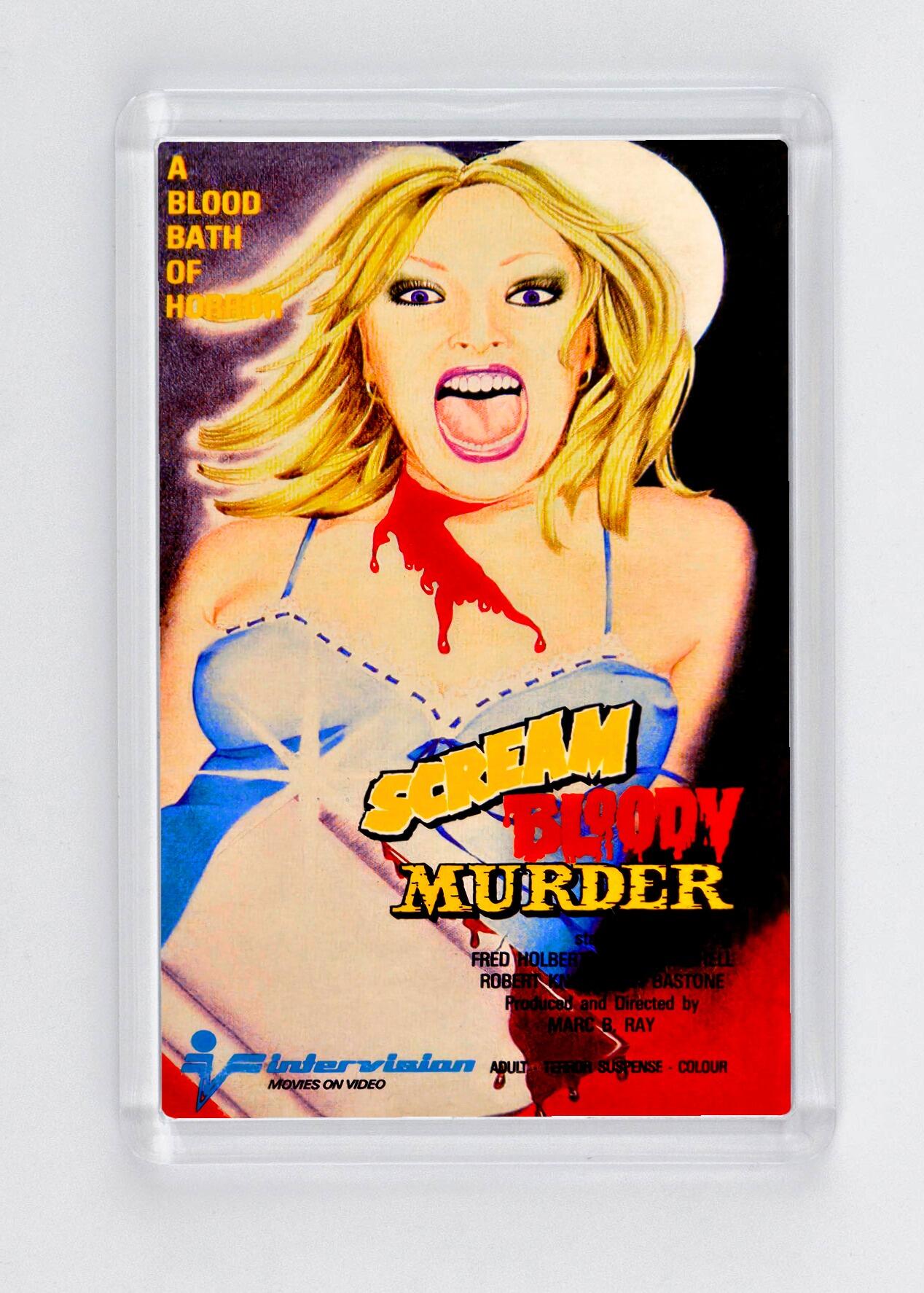 Scream Bloody Murder - Fridge Magnet - (70mm x 45mm) - [CM-FM-7045-162] -  - Item Image 1